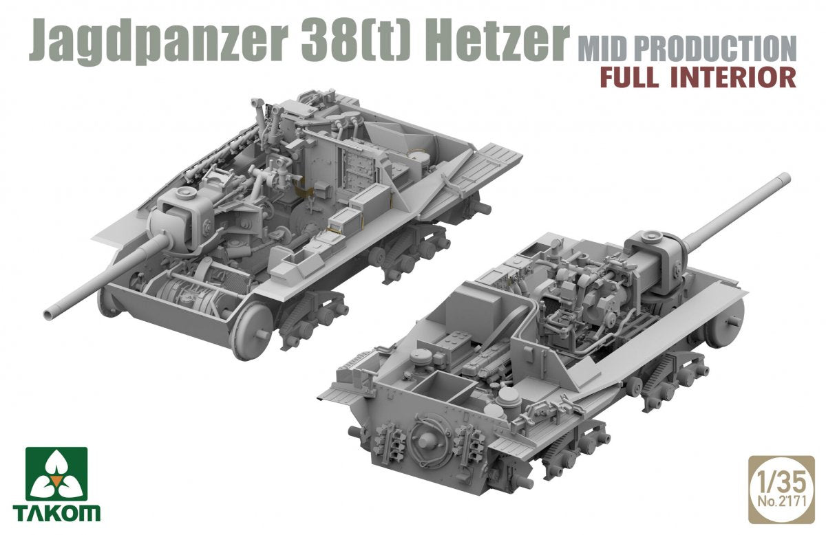 Takom 2171 Jagdpanzer 38(t) Hetzer Mid Production Full Interior 1/35 – image 2