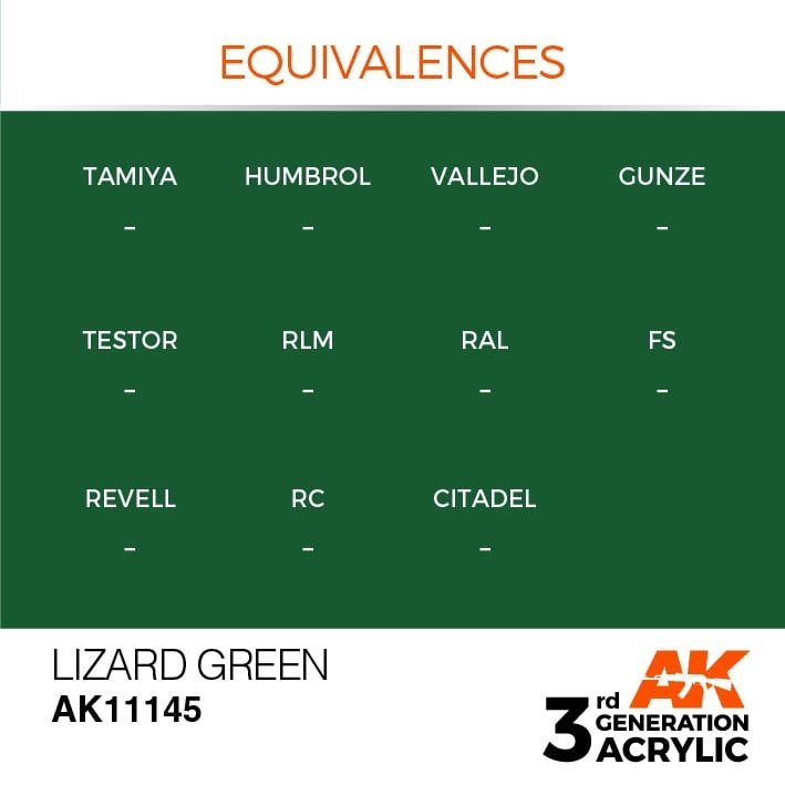 AK Interactive AK11145 VERT LÉZARD – STANDARD 17 ml  – image 3