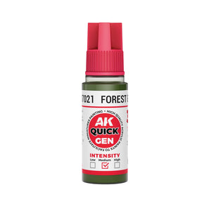 AK Interactive AK17021 FOREST GREEN – QUICK GEN COLOR 18ml