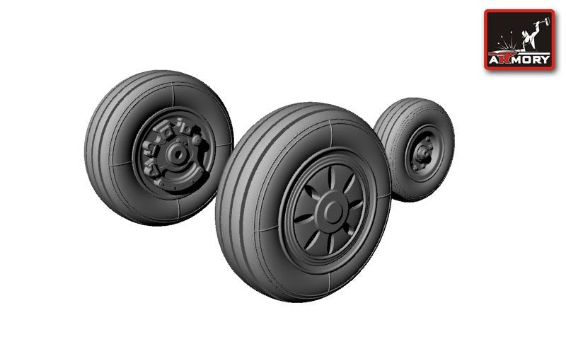 Armory Models AW48305 Canadian F-35 Lightning-II wheels 1/48 – immagine 3