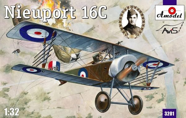 A-Model 03201 French fighter Nieuport 16C (Lt.Albert Ball) 1/32