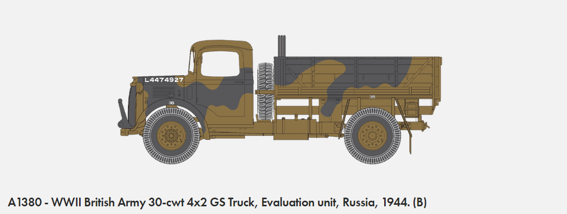 Airfix 1380 WWII British Army 30-cwt 4x2 GS Truck 1/35 – immagine 8
