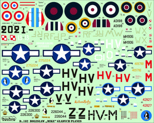ModelMaker Decals D48182 Boleslaw &amp;quot;Mike&amp;quot; Gladych Planes 1/48 – Bild 2