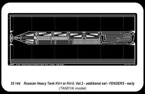 Aber 35144 Radziecki czolg ciezki KW-I lub KW-II cz.2 blotniki wczesne (TAM) 1/35 – immagine 4