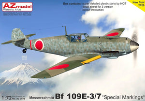 AZ Model AZ7676 Bf 109E-3/7 &amp;quot;Special Markings&amp;quot; 1/72
