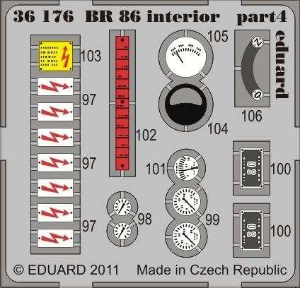 Eduard 36176 BR 86 interior 1/35 Trumpeter – Bild 4