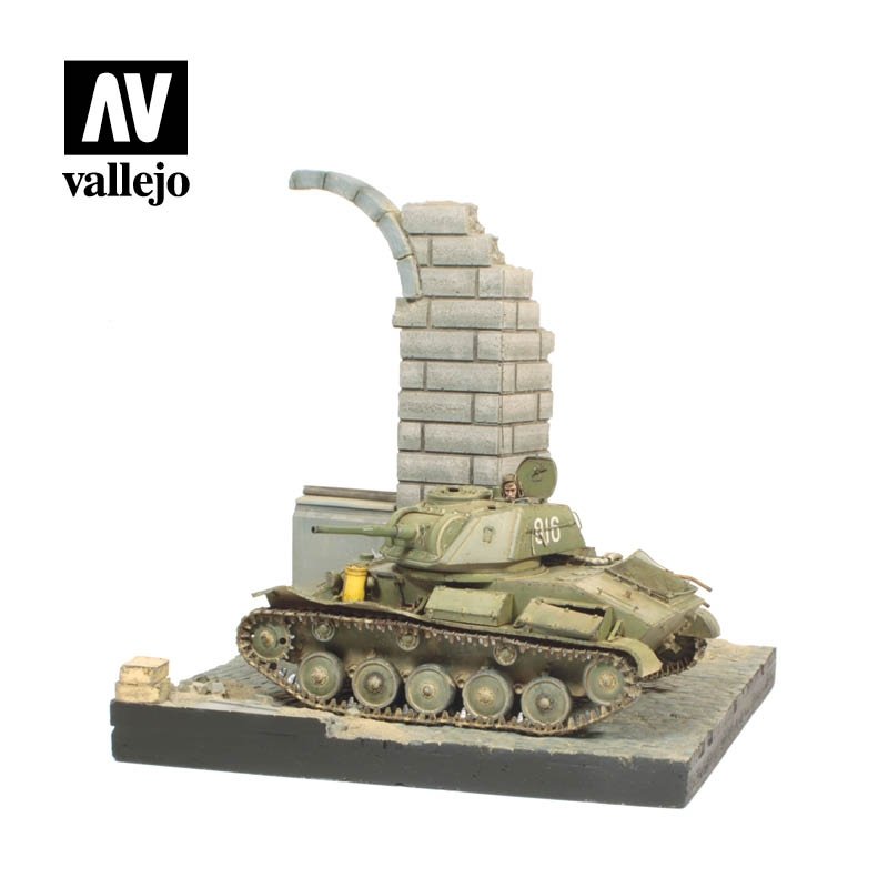 Vallejo SC003 Diorama Zniszczony budynek europejski 1/35