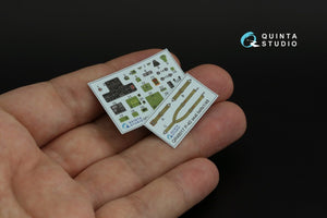 Quinta Studio QD48250 H75 M/N/O Hawk 3D-Printed &amp;amp; coloured Interior on decal paper (Clear Prop) 1/48 – immagine 9