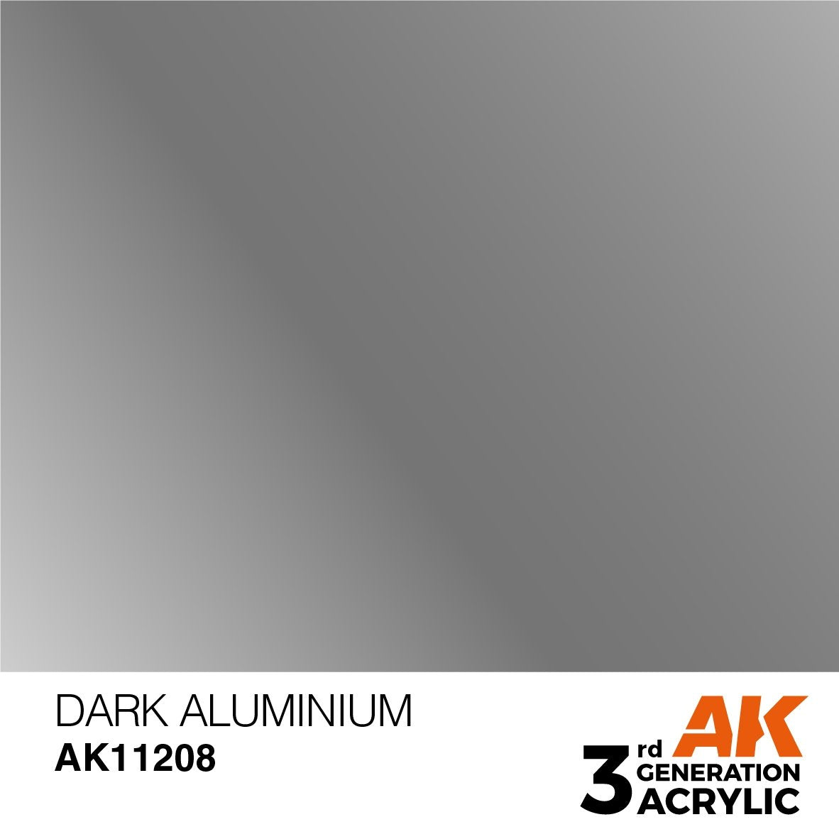 AK Interactive AK11208 DARK ALUMINUM – ​​METALLIC 17ml