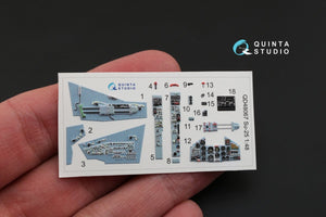Quinta Studio QD48067 Su-25 3D-Printed &amp;amp; colored Interior on decal paper (for KP kit) 1/48 – image 2