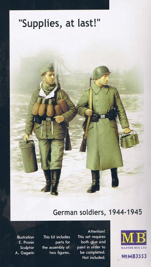 Master Box 3553 German soldiers in winter coat&amp;#39;s 1944/1945 (Supplies at last) 1/35