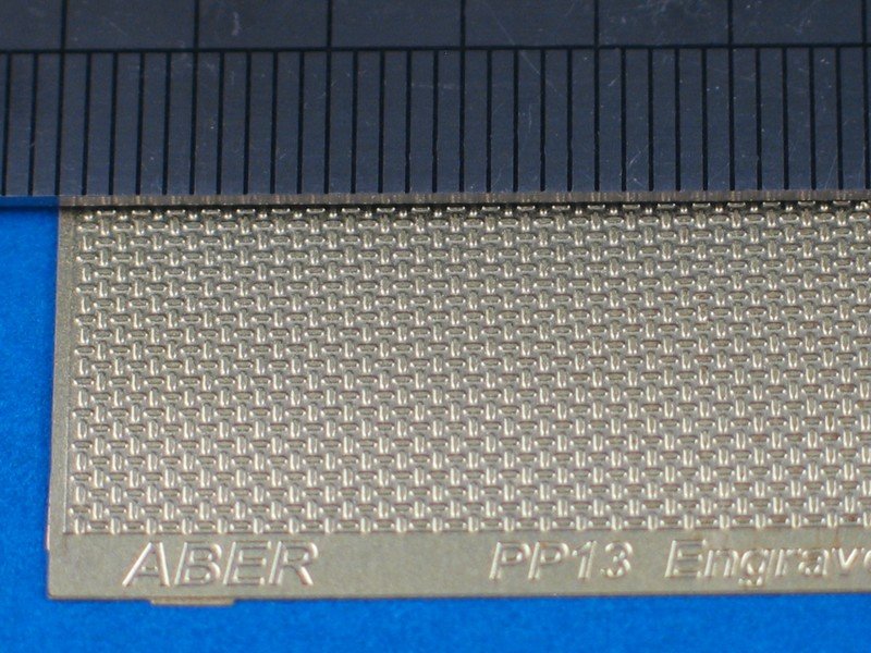 Aber PP13 Engrave plate (140 x 39 mm) - pattern 13