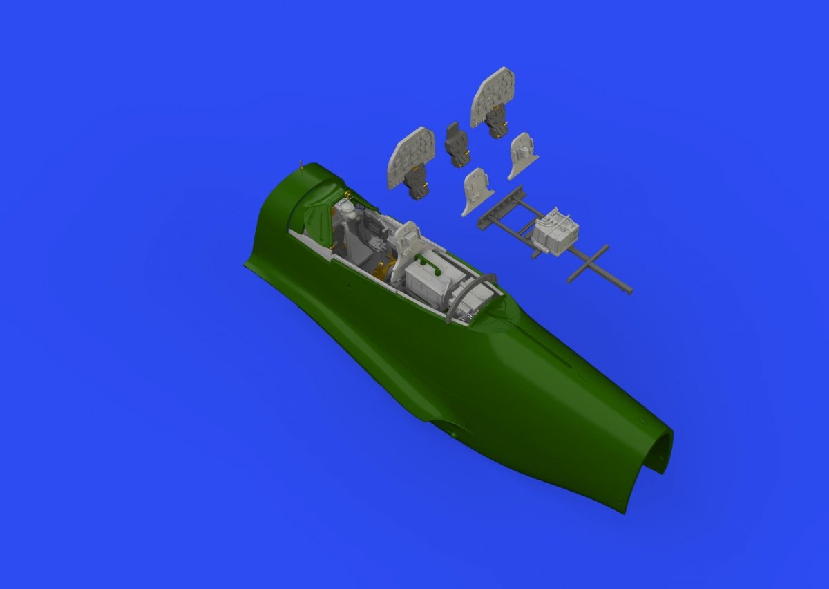 Eduard 648600 F-6D cockpit 1/48 – immagine 2