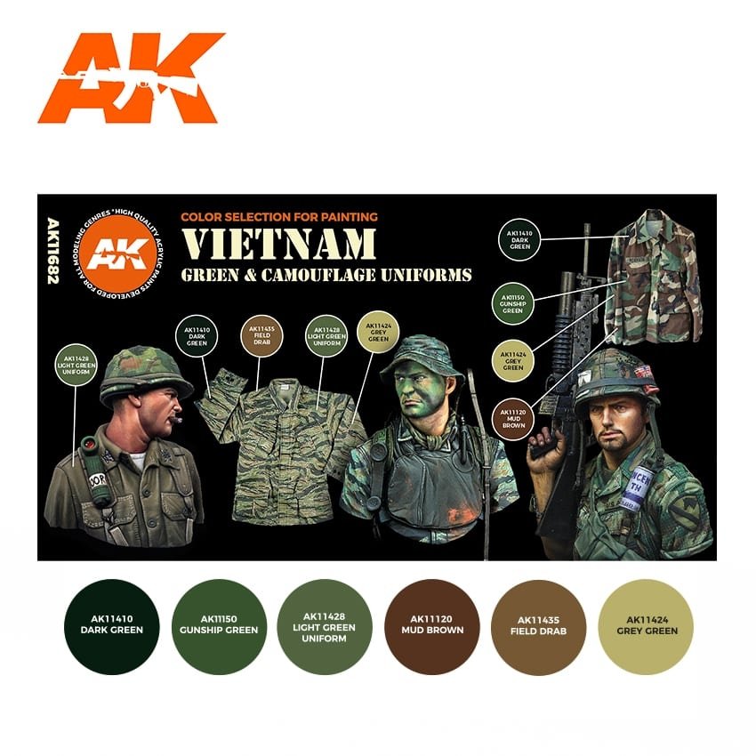 AK Interactive AK11682 UNIFORMES VERT VIETNAM ET CAMOUFLAGE – image 2