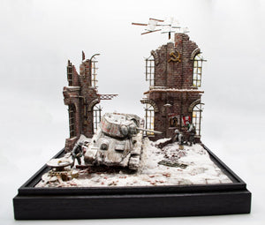 RT-Diorama 35302 Diorama-Base: &amp;quot;Wintergewitter&amp;quot; Operation Winter Storm 1/35 – Bild 10