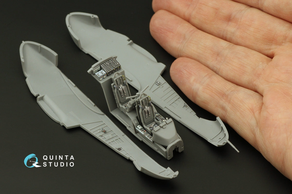Quinta Studio QD72107 OV-10A Bronco 3D-Printed &amp;amp; coloured Interior on decal paper (ICM) 1/72 – immagine 3