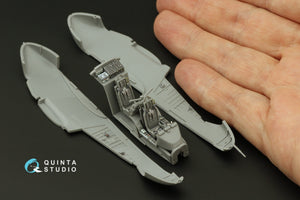 Quinta Studio QD72107 OV-10A Bronco 3D-Printed &amp;amp; coloured Interior on decal paper (ICM) 1/72 – immagine 3