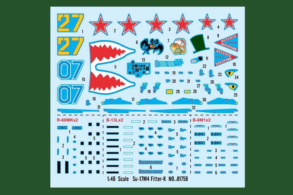 Hobby Boss 81758 Su-17M4 Fitter-K 1/48 – zdjęcie 2