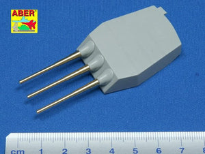 Aber 350L-06 Set of 9pcs 406mm short barrels for US ships for turrets without antiblast covers: North Carolina, Washington 1/350 – Bild 4