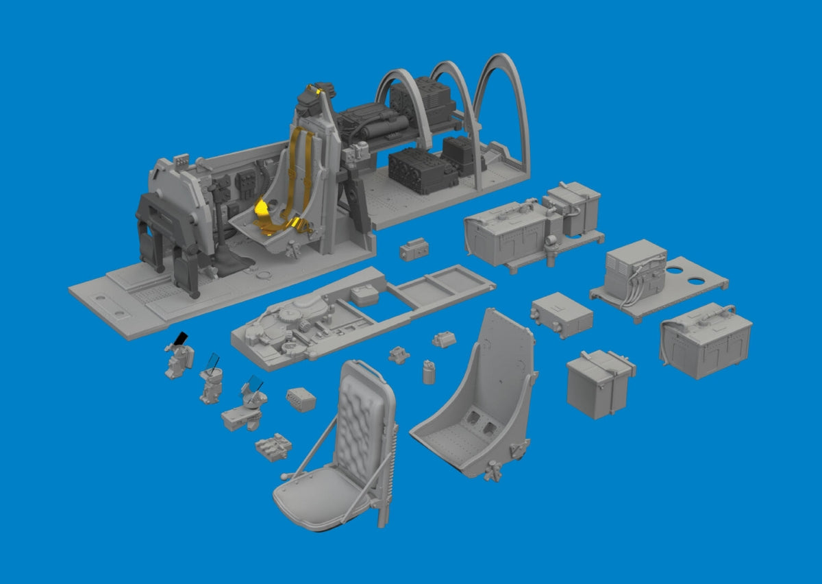 Eduard 6481032 P-51B Malcolm Hood canopy cockpit PRINT EDUARD 1/48 – immagine 4