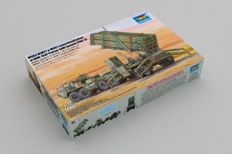 Trumpeter 07157 M983 HEMTT &amp;amp; M901 Launching Station w/ MIM-104F Patriot SAM System (PAC 3) 1/72 – imagen 2