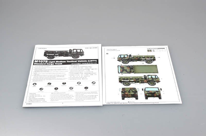 Trumpeter 01004 M1078 Light Medium Tactical Vehicle (LMTV) Standard Cargo Tru 1/35 – zdjęcie 9