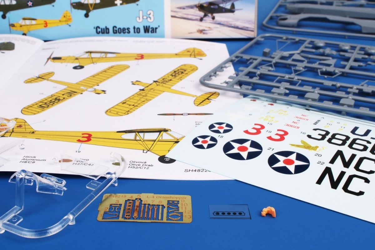 Special Hobby 48220 J-3 &amp;quot;Cub Goes To War&amp;quot; 1/48 – immagine 9