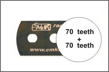 Scie ultra-lisse CMK H1001 (des deux côtés) 1 pièce