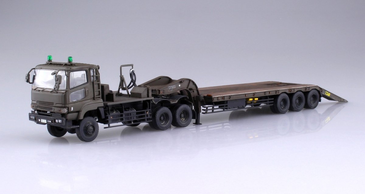 Aoshima 00997 JGSDF Type 73 Heavy Tank Transporter Truck 1/72 – immagine 3