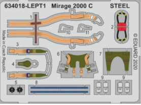 Eduard 634018 Mirage 2000 C LööK 1/32 KITTY HAWK – zdjęcie 2