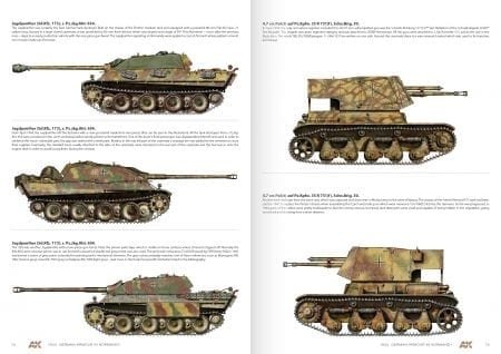 AK Interactive AK916 1944 GERMAN ARMOUR IN NORMANDY – CAMOUFLAGE PROFILE GUIDE – immagine 7