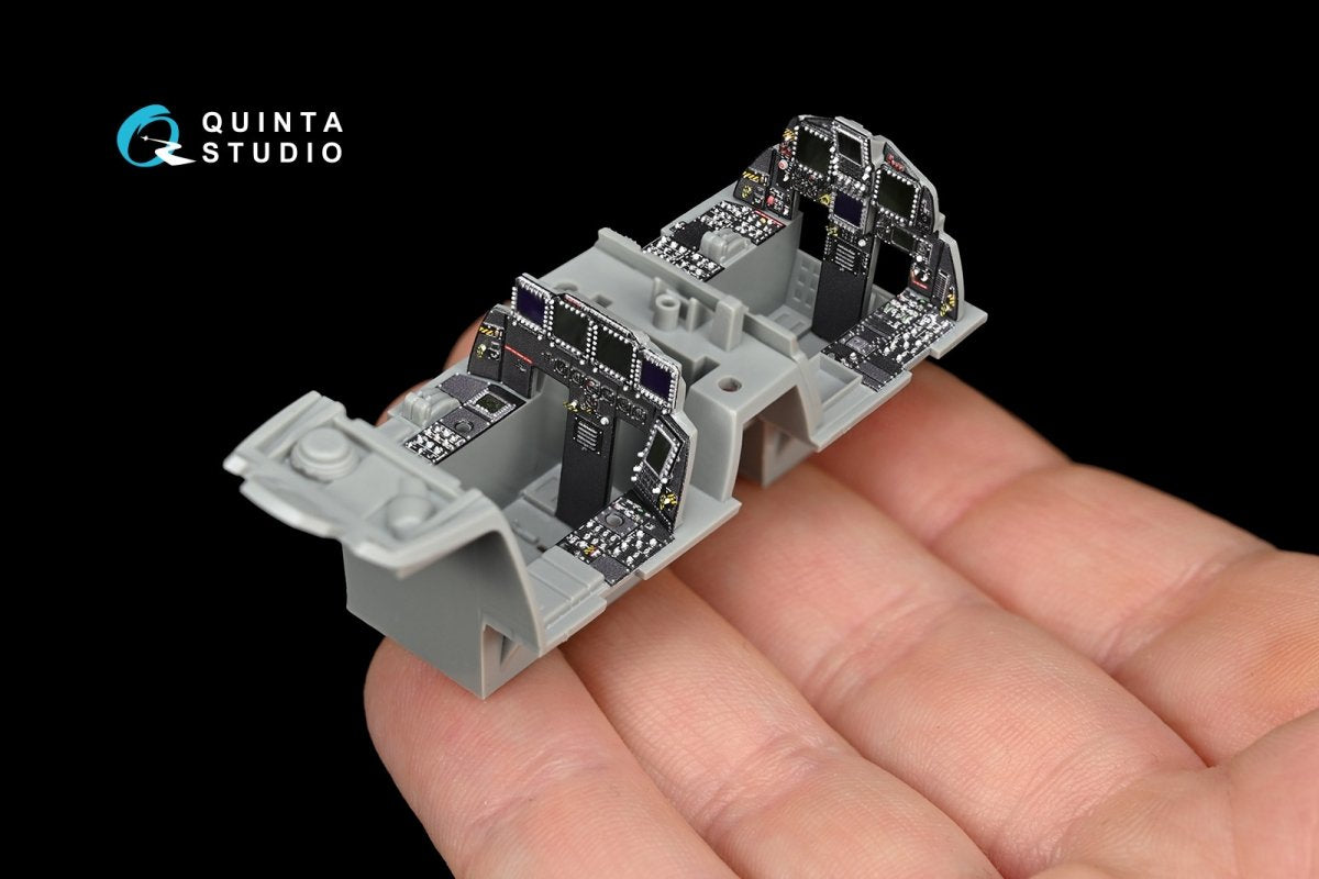 Quinta Studio QD48112 F-15I 3D-Printed &amp;amp; coloured Interior on decal paper (for GWH kit) 1/48 – immagine 7