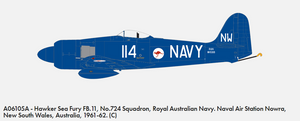 Airfix 06105A Hawker Sea Fury FB.11 1/48 – zdjęcie 7