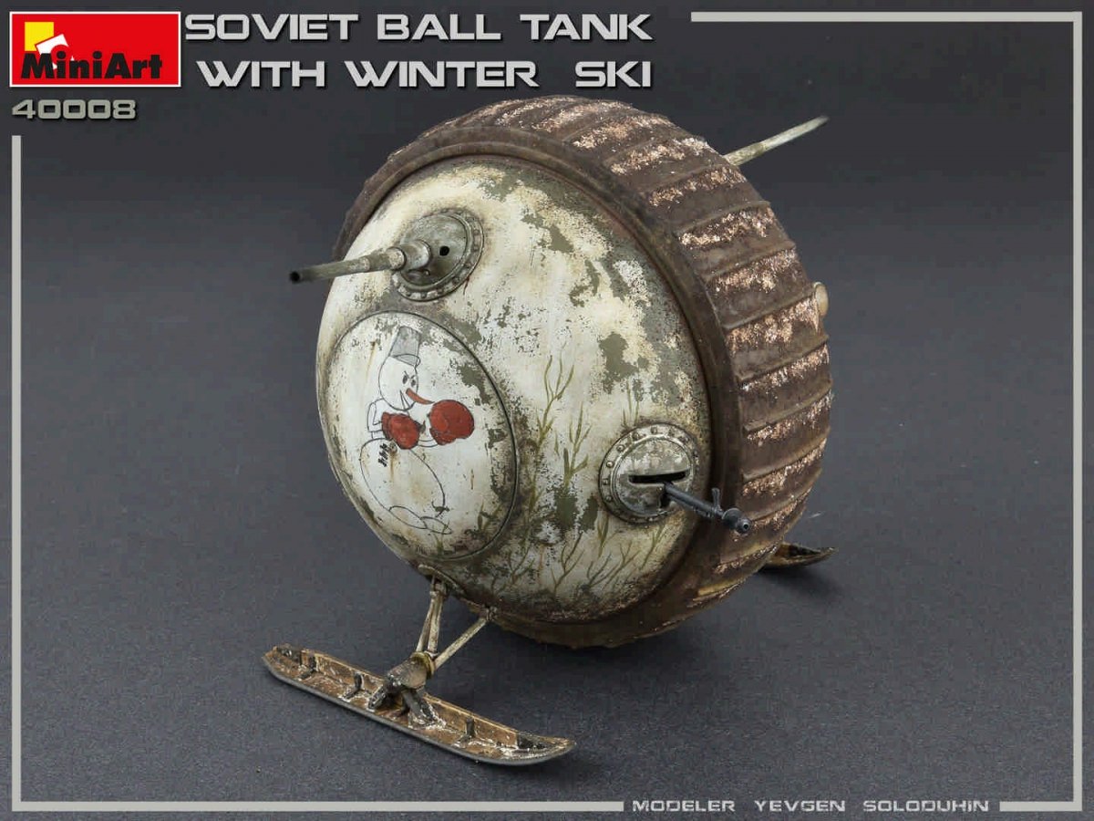 MiniArt 40008 SOVIET BALL TANK w/ WINTER SKI. INTERIOR KIT 1/35 – zdjęcie 6