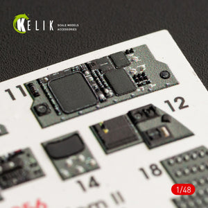 KELIK K48056 F-4G INTERIOR 3D DECALS FOR MENG KIT 1/48 – Bild 7