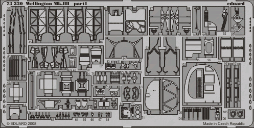 Eduard 73320 Wellington Mk. III S. A. 1/72 TRUMPETER – Bild 2