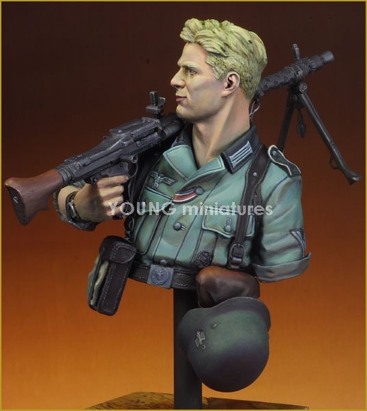 Young Miniatures YM1829 GERMANMG34 GUNNER 1941 1/10 – zdjęcie 2