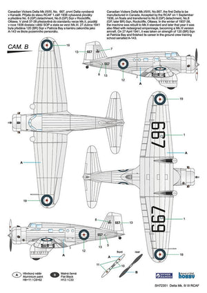 Special Hobby 72351 Delta Mk. II/ III RCAF 1/72 – zdjęcie 2