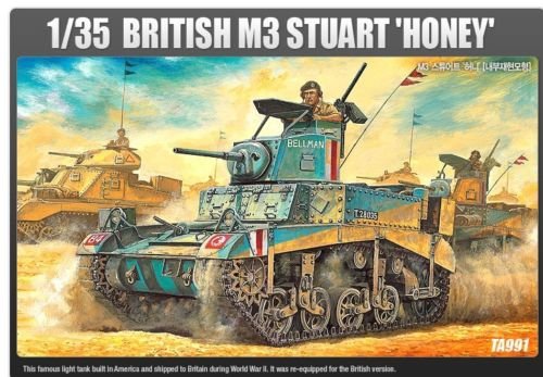 Academy 13270 BRITISH M3 STUART &amp;quot;HONEY&amp;quot; 1/35