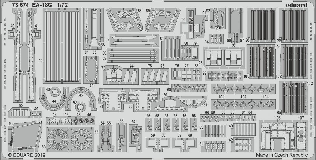 Eduard 73674 EA-18G HASEGAWA 1/72 – zdjęcie 2