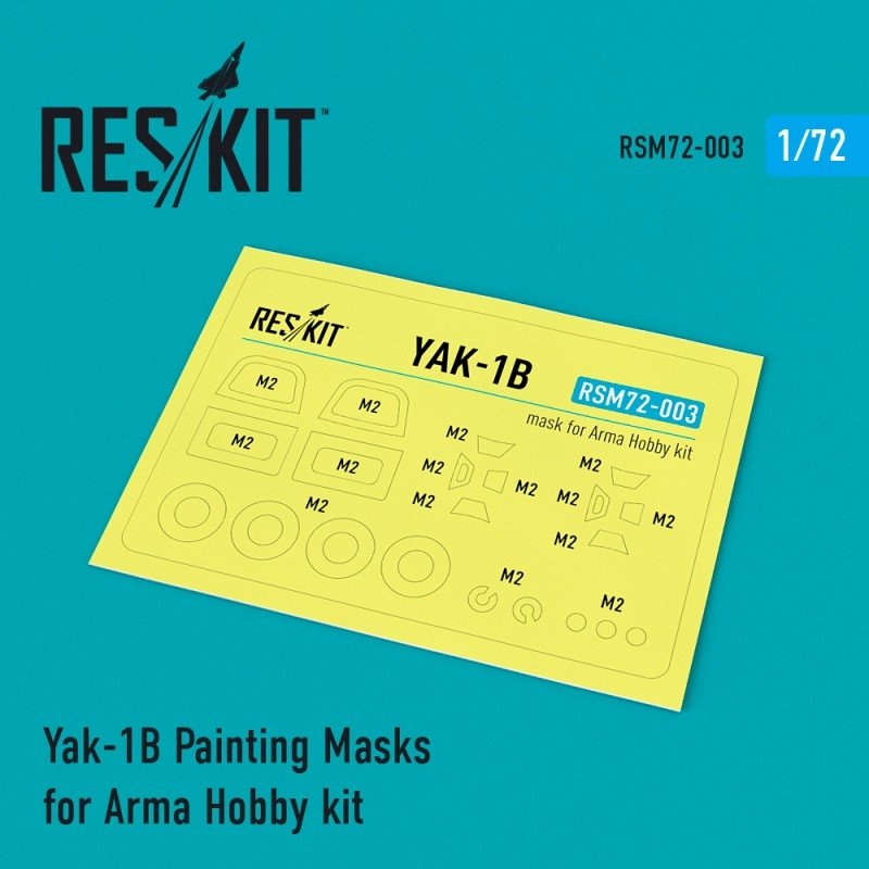 RESKIT RSM72-0003 Yak-1B Painting Masks for Arma Hobby kit 1/72