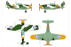 Dora Wings 48057 Morane-Saulnier MS.406.C1 - Finnish Aces 1/48 – zdjęcie 2