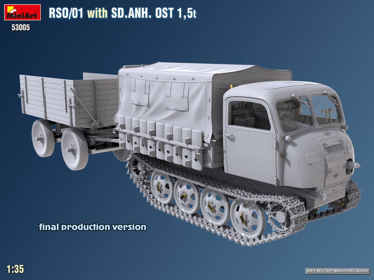 MiniArt 53005 RSO/01 with TRAILER SD.ANH. OST 1,5t 1/35 – Bild 5