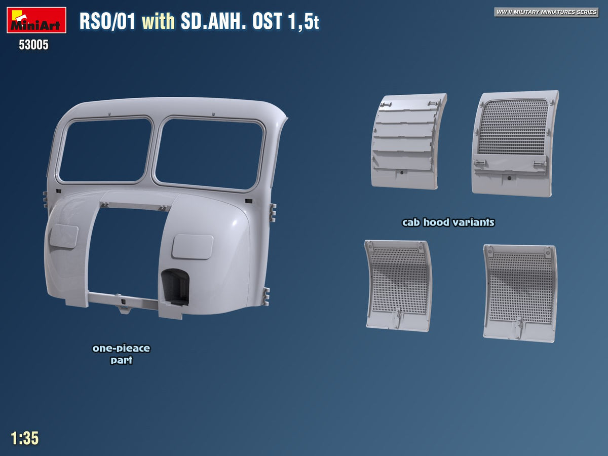 MiniArt 53005 RSO/01 with TRAILER SD.ANH. OST 1,5t 1/35 – Bild 13