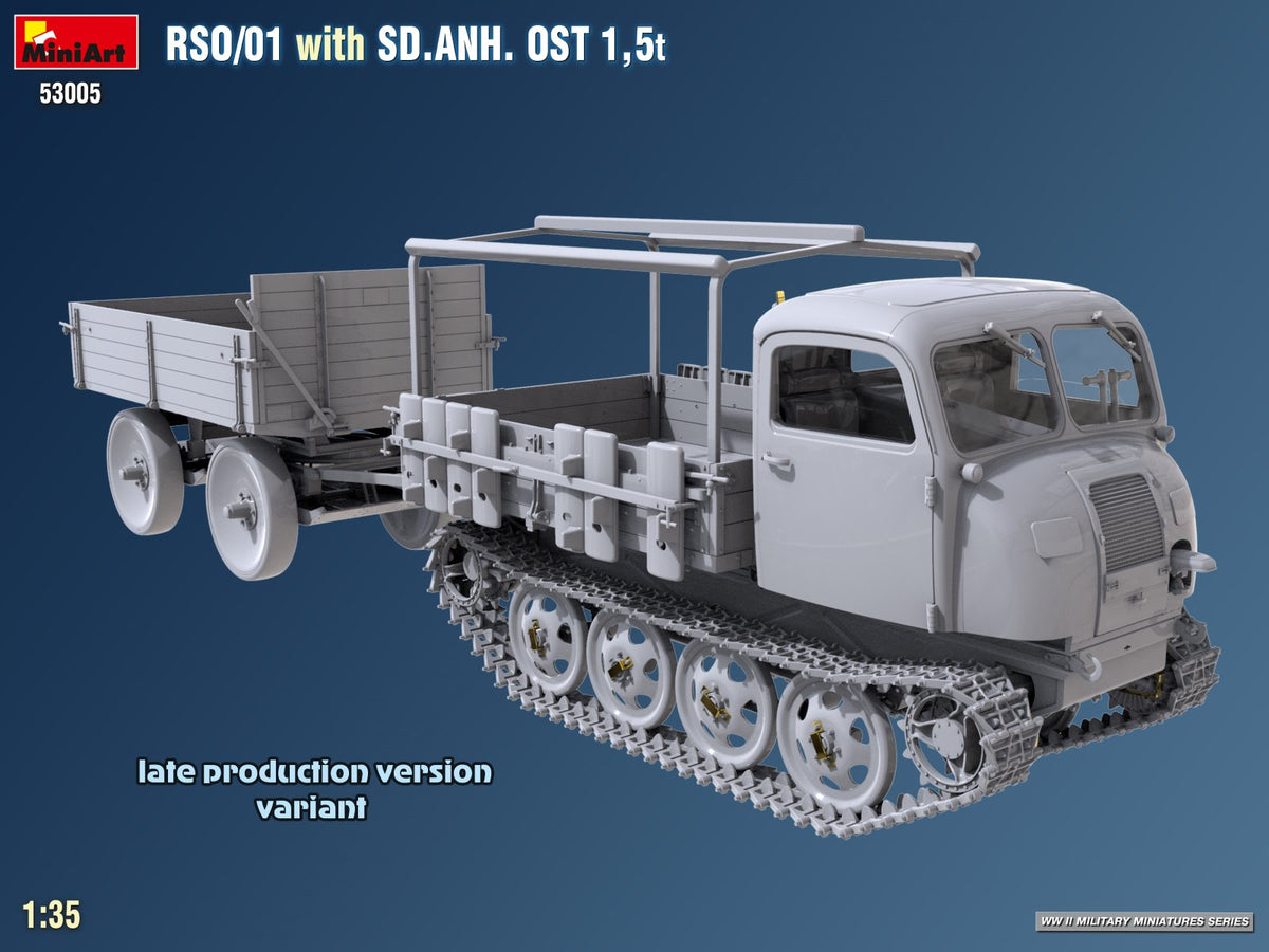 MiniArt 53005 RSO/01 with TRAILER SD.ANH. OST 1,5t 1/35 – Bild 6