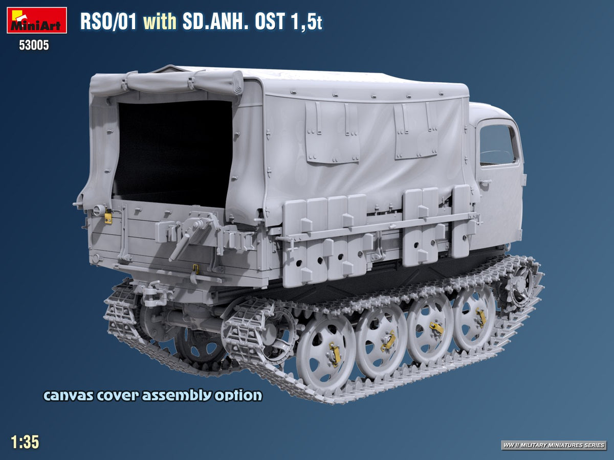 MiniArt 53005 RSO/01 with TRAILER SD.ANH. OST 1,5t 1/35 – Bild 7