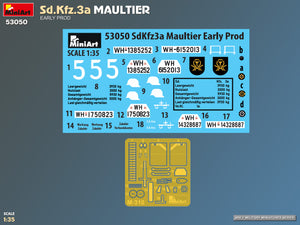 53050 Sd.Kfz.3a Maultier. Early Prod 1/35 – Bild 2