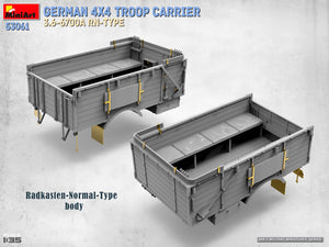 MiniArt 53061 GERMAN 4X4 TROOP CARRIER 3.6-6700A RN-TYPE 1/35 – immagine 11