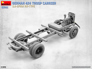 MiniArt 53061 GERMAN 4X4 TROOP CARRIER 3.6-6700A RN-TYPE 1/35 – immagine 7