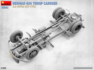 MiniArt 53061 GERMAN 4X4 TROOP CARRIER 3.6-6700A RN-TYPE 1/35 – immagine 9